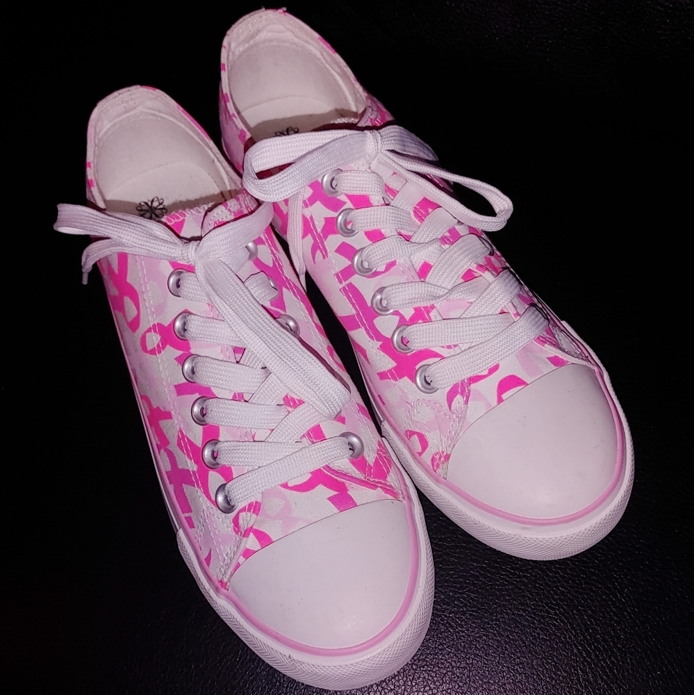 BOGO🌺NEW🌺Breast Cancer Awareness Tennis Shoes